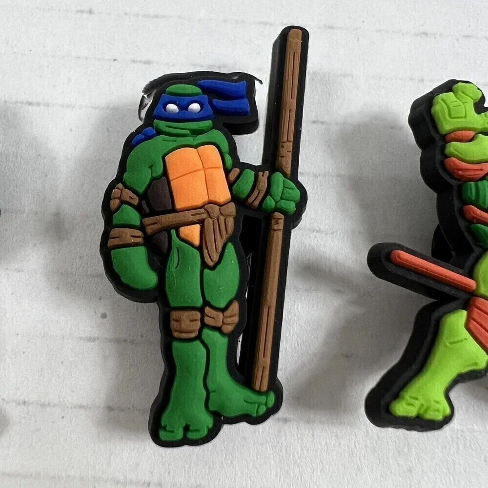4 Shoe Charms for Crocs TEENAGE MUTANT NINJA TURTLES